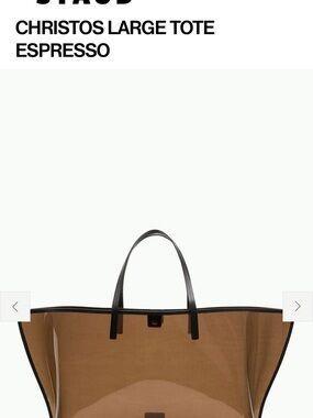 STAUD CHRISTOS LARGE TOTE ESPRESSO